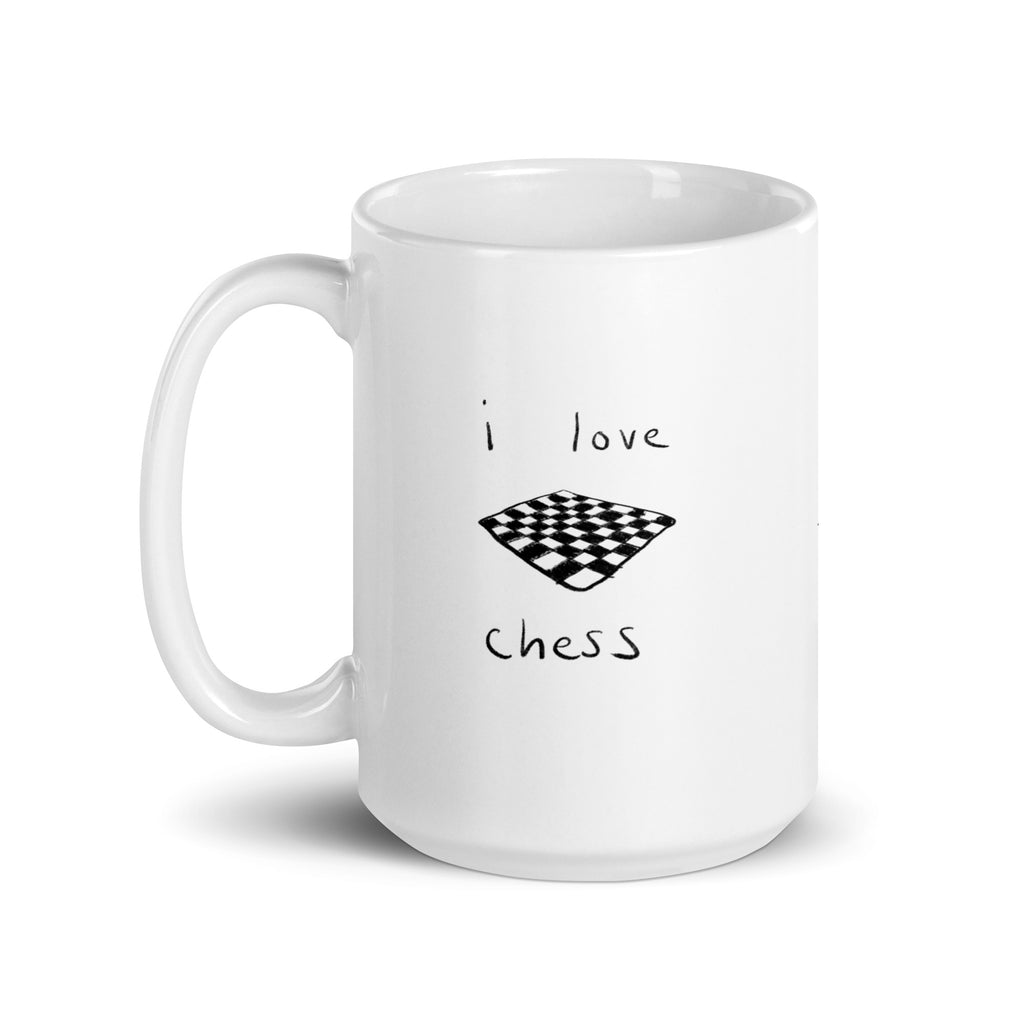 I Love Chess Ceramic Mug